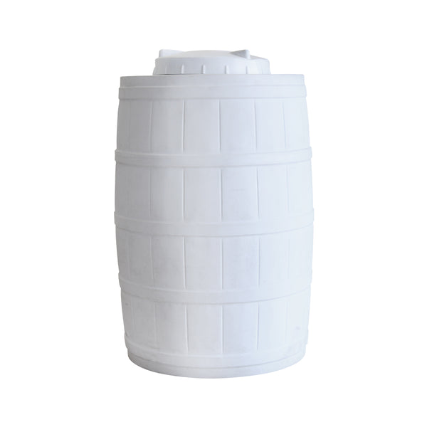 VERTICAL BARREL TYPE 100 GALS WHITE